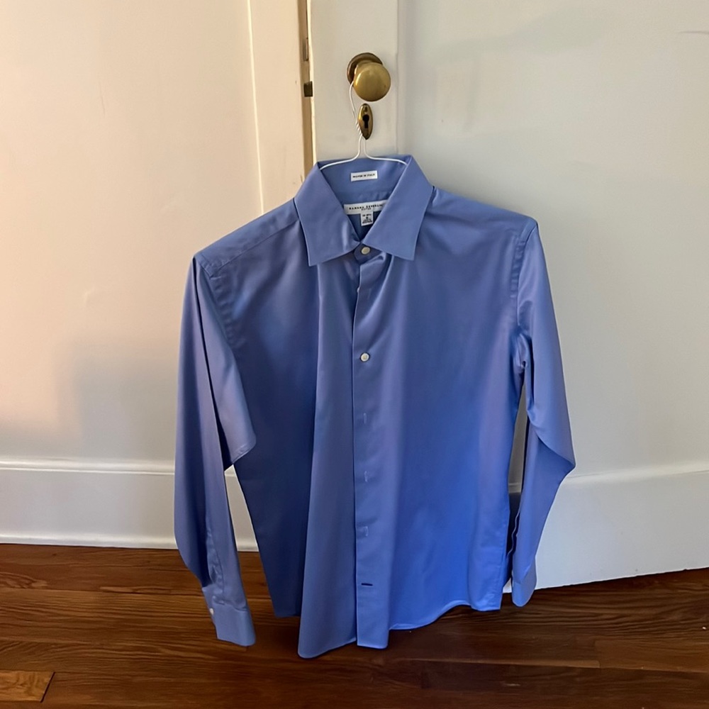 Blue Banana Republic Fitted Dress Shirt (S/14-14.5)